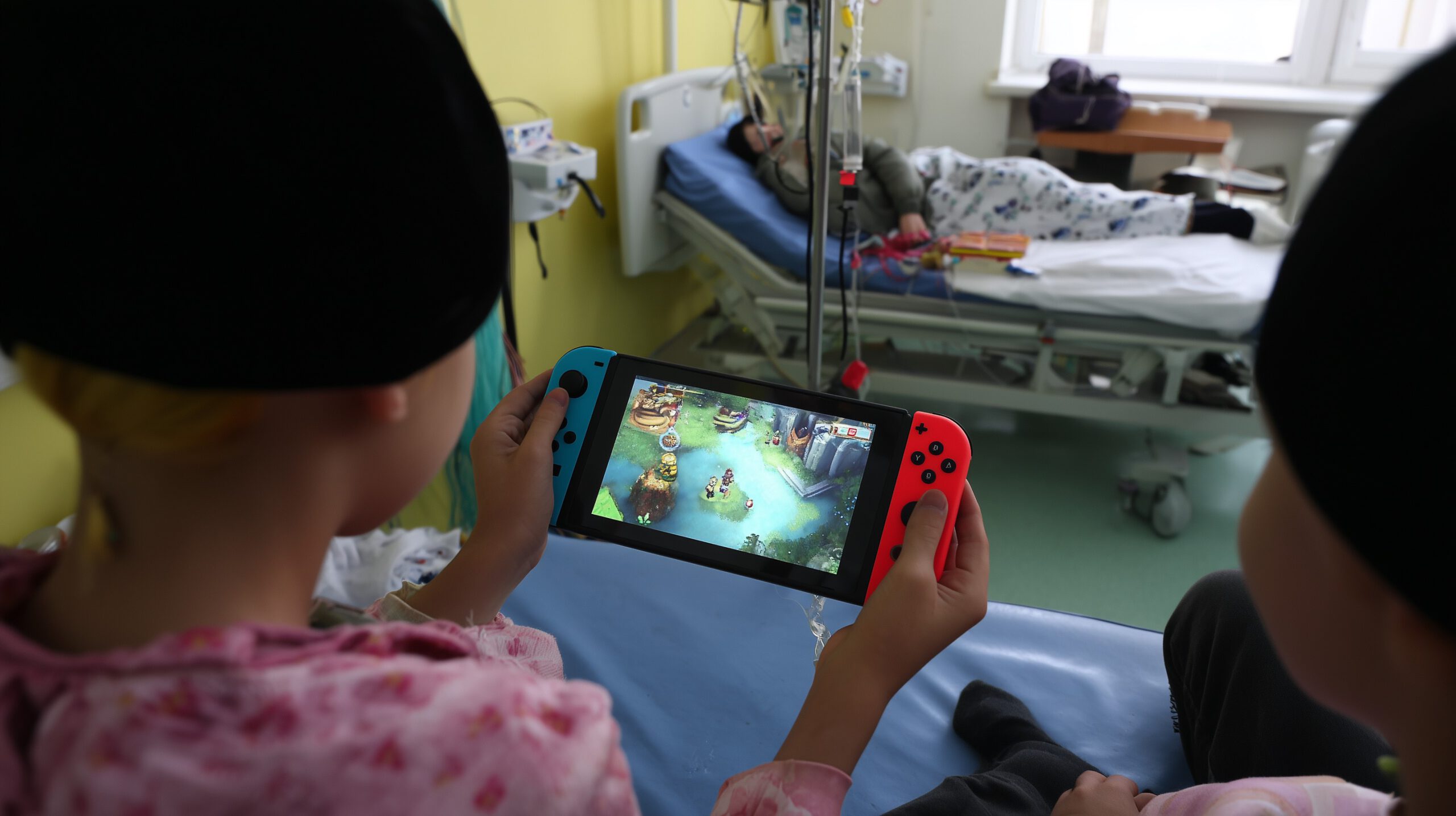 Kinderspielzimmer in Kiewer Krankenhäusern